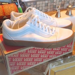 Vans Gum Sole Old Skool skate shoes White
